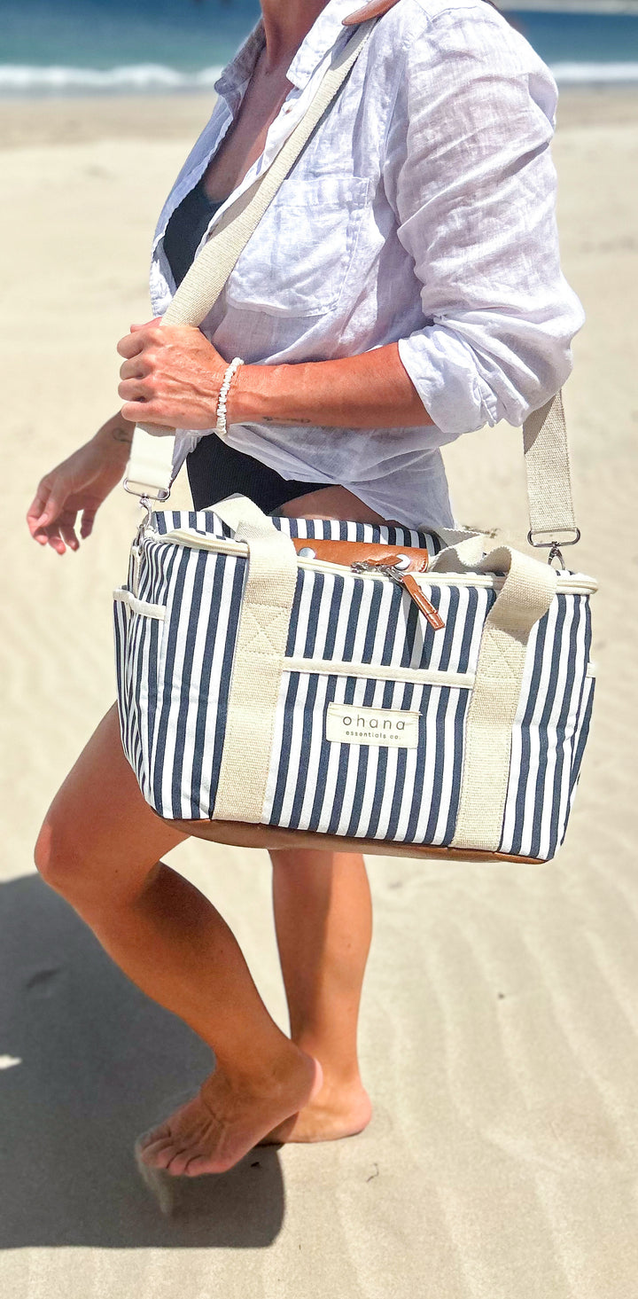 Nautical Navy Cooler Bag