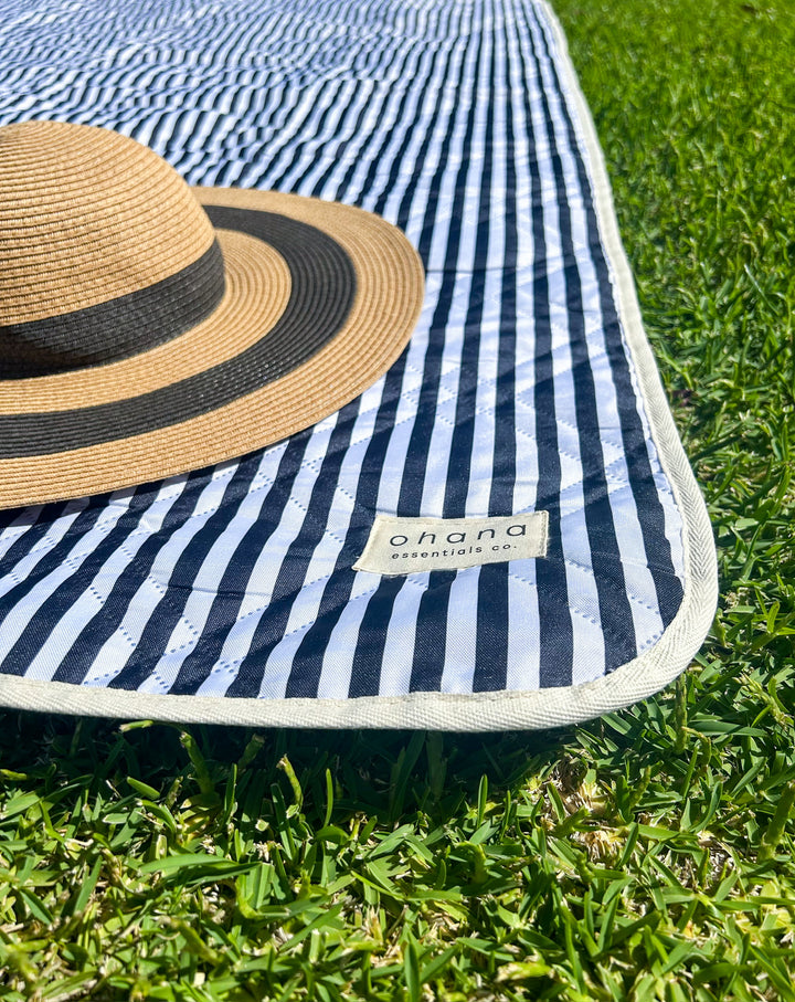 Nautical Navy Picnic Rug